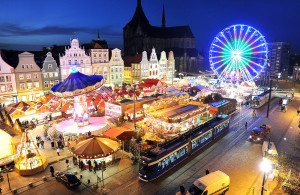 Rostocker Weihnachtsmarkt. Foto: Joachim Kloock