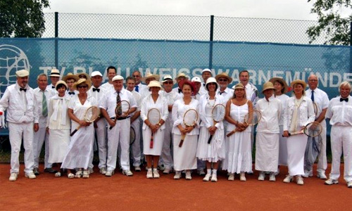 Tennis-Traditionsturnier „Ganz in Weiß“ in Warnemünde. Foto: Verein