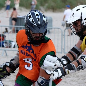 Strand-Lacrosse feierte zur 77. Warnemünder Woche Deutschlandpremiere in Warnemünde. Foto: Martin Schuster