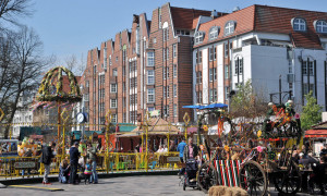 Rostocker Ostermarkt in der Innenstadt. Foto: Joachim Kloock