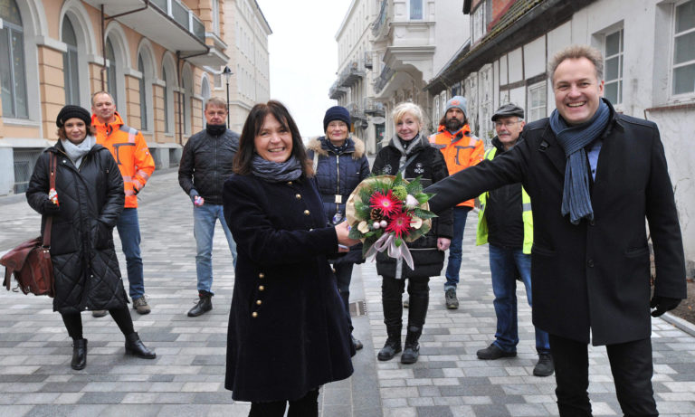 Übergabe der Georginenstraße