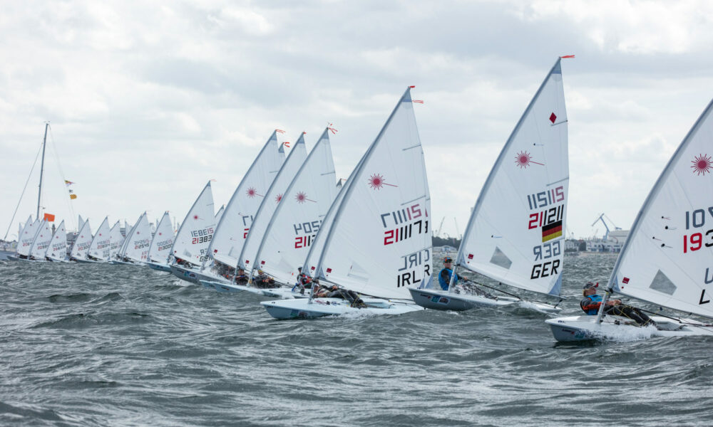 ILCA Europa Cup während der Warnemünder Woche