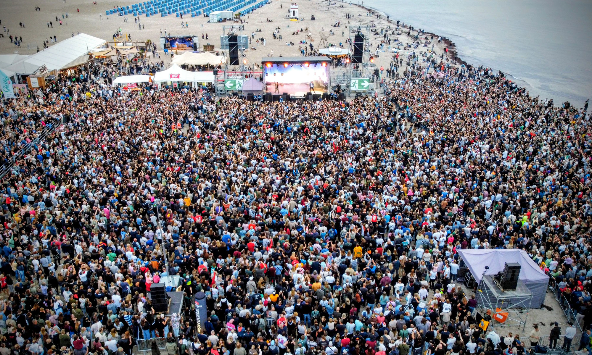 Marteria-Konzert am Strand von Warnemünde