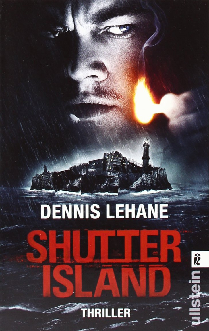 Shutter Island: Buch zum Film mit Leuchtturm Warnemünde auf dem Cover